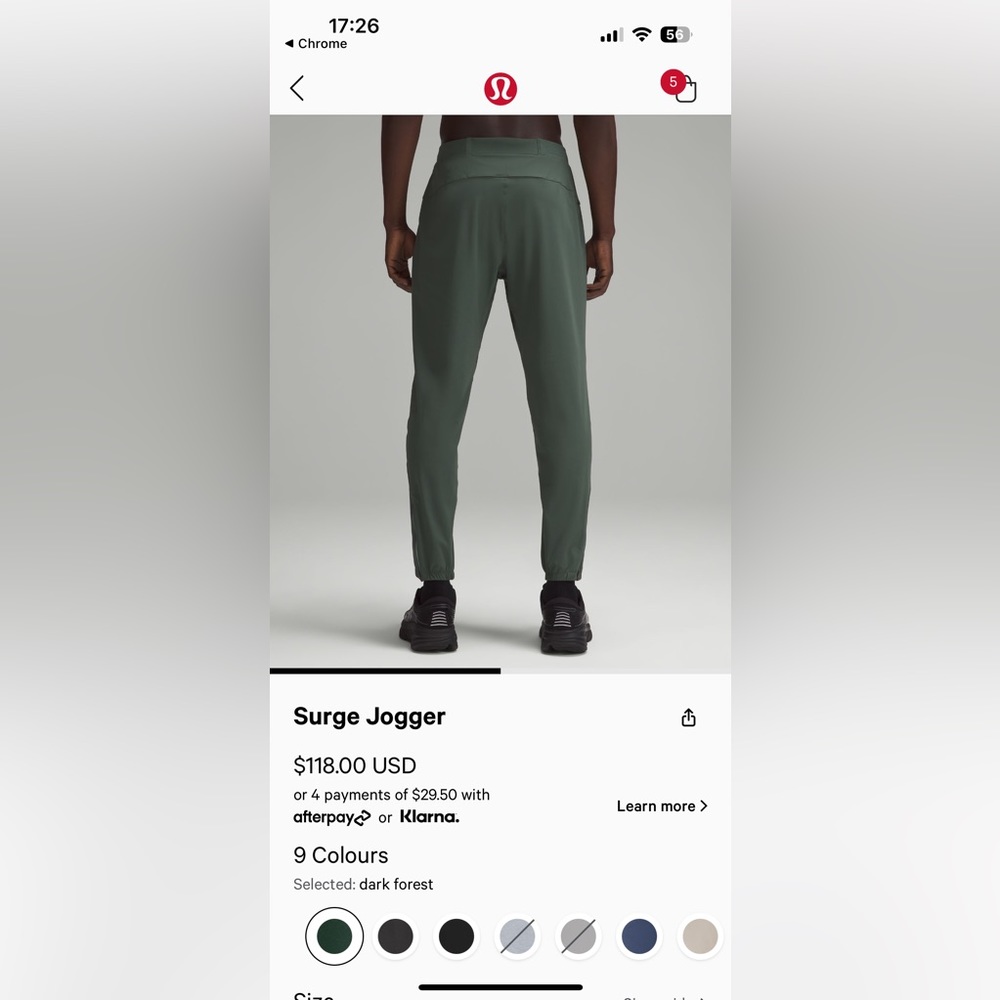 Lululemon Surge Jogger